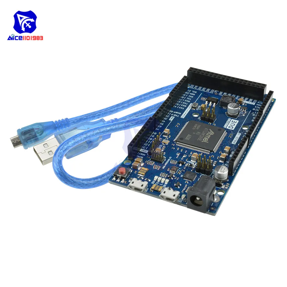 Из-за R3 доска SAM3X8E 32-битный ARM Cortex-M3 Управление плата Модуль гибкий кабель с Micro USB кабель для Arduino UNO/DC 3,3-5 V
