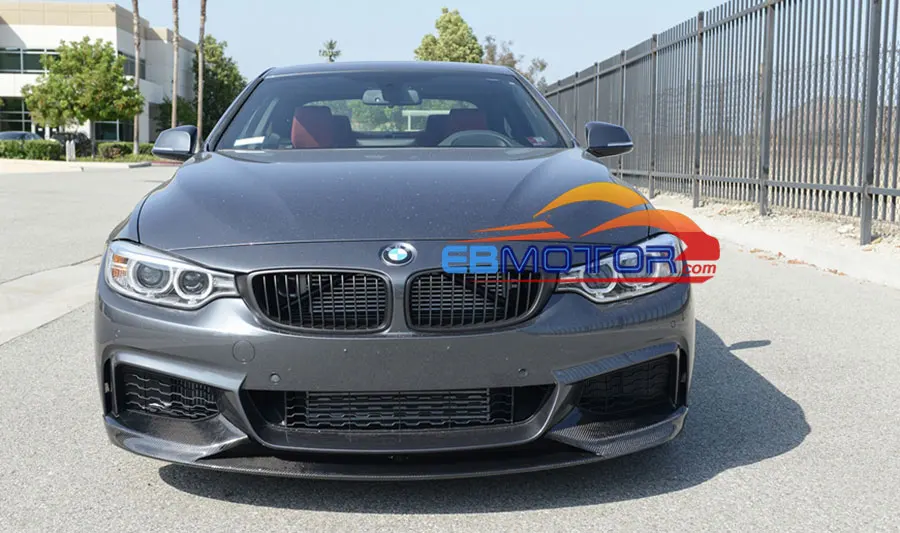 Неокрашенный P Стиль 3K передний бампер спойлер для BMW 4 серии F32 M Sport Tech Бампер 2