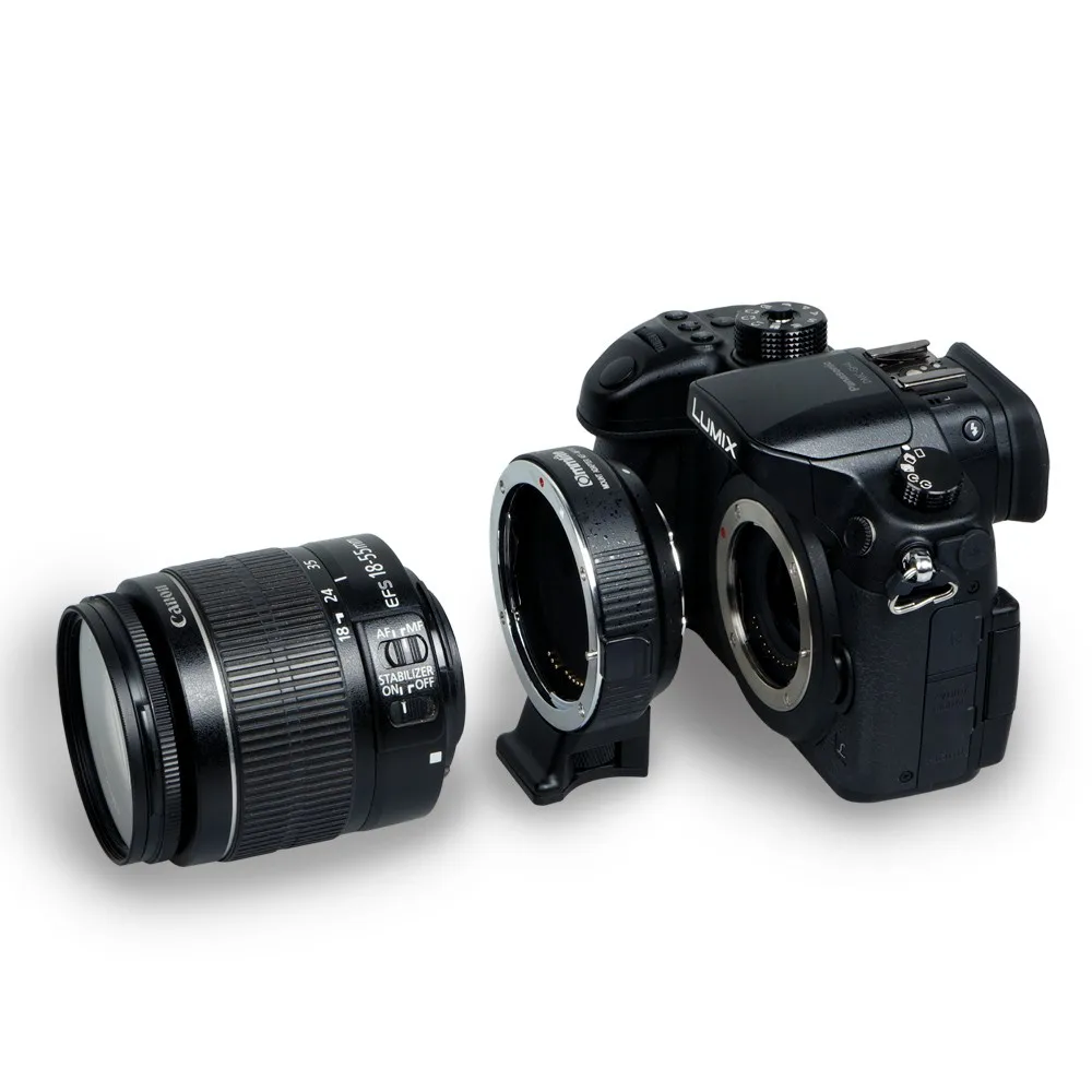 Электронный адаптер для объектива Commlite AF Canon EOS EF/EF S объектив M4/3 камеры Panasonic GH5 GH3