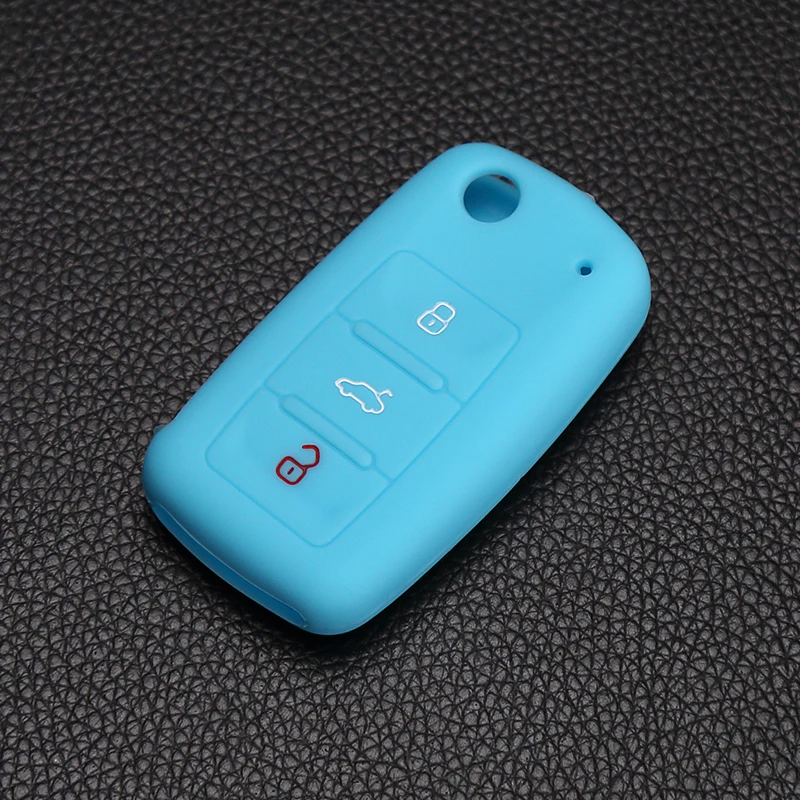 

Hot Sale Car Style Key Case Key Cover Silicone Key Portect Case For VW Volkswagen polo For passat b5 golf 4 5 6 jetta mk6 tiguan