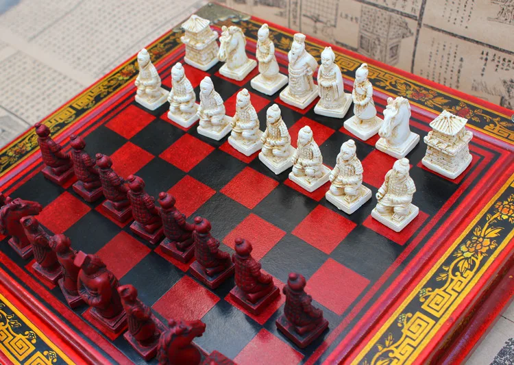 Шахматный набор высокого качества персонаж из смолы шахматный