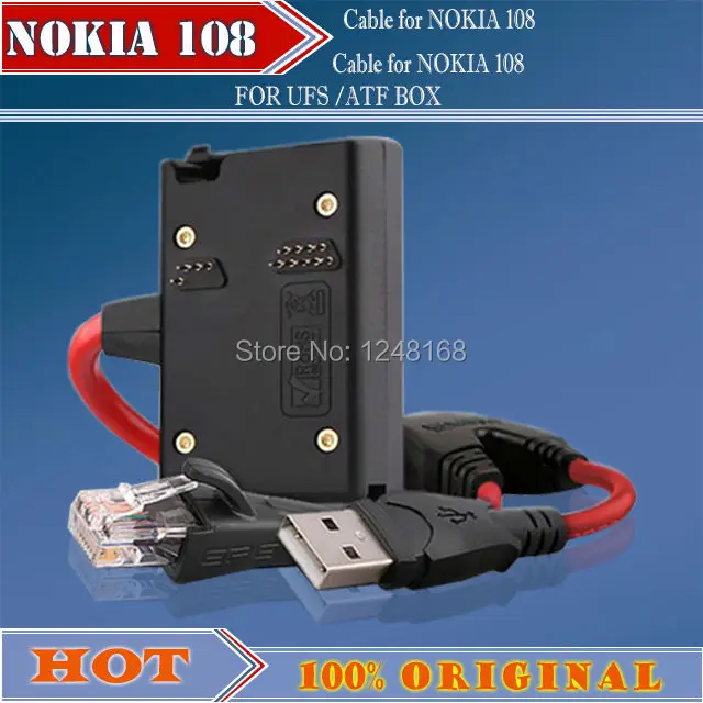 Gsmjustoncct кабель для nokia 108 ufs box atf ....|cable for|cable nokiacable 8 |