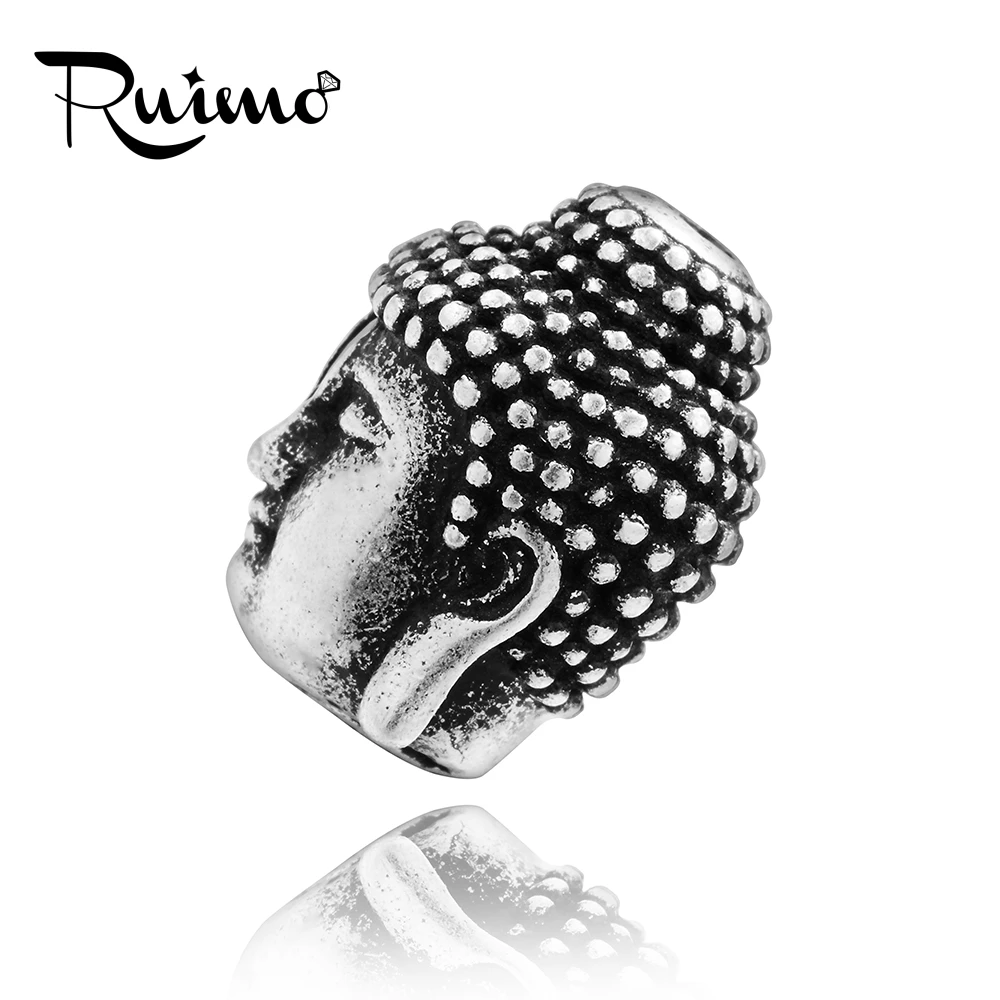 Бусины в форме головы будды RUIMO для изготовления ювелирных изделий аксессуары