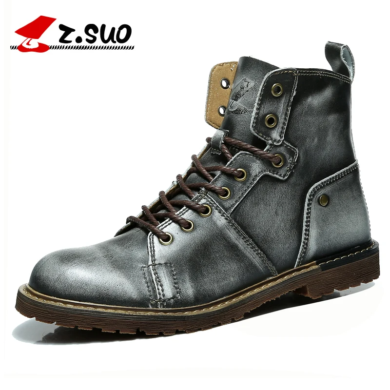 Винтажные ботинки Martin для инструментов рабочие мотоциклетные кожаные гоночные