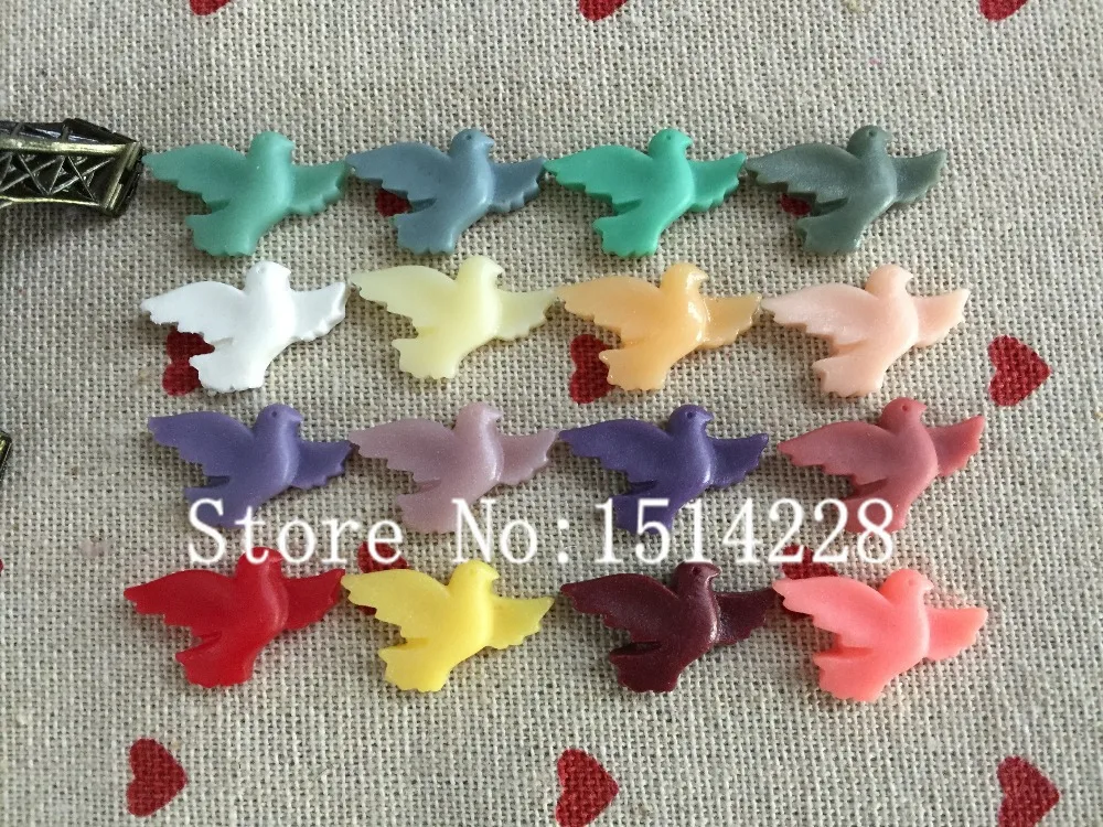 

Resin colorful bird Flatback Cabochon for phone decoration ,DIY 13*21mm