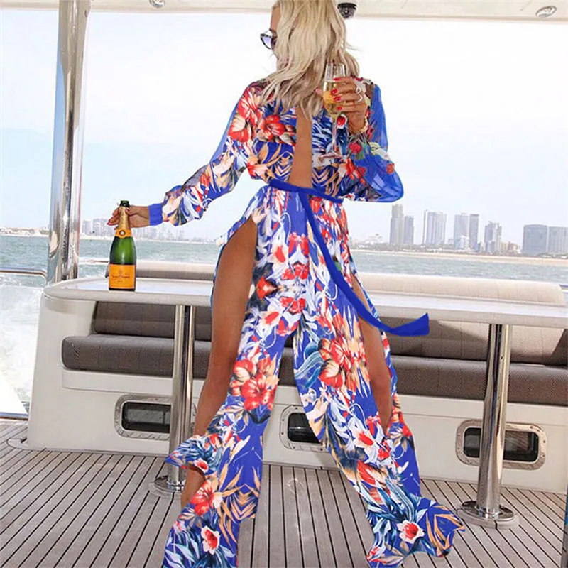 Пляжное платье туника xxl xl пляжное es Шифон vestidos парео купальник накидка для