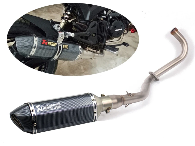 Akrapovic выхлопная труба мотоцикла без шнуровки с полной системой Escape Moto глушителя
