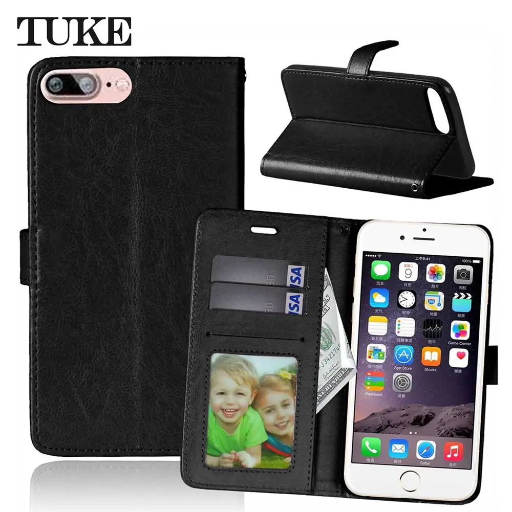 Брендовые роскошные чехлы TUKE для iPhone 7 Plus кожаный чехол из ТПУ Fundas мобильного