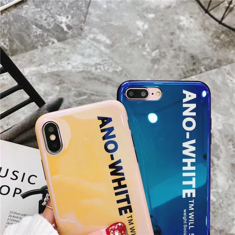 BINYEAE моды глянцевый чехол для телефона iPhone 6 6S 7 8 Plus X мягкий цветной из