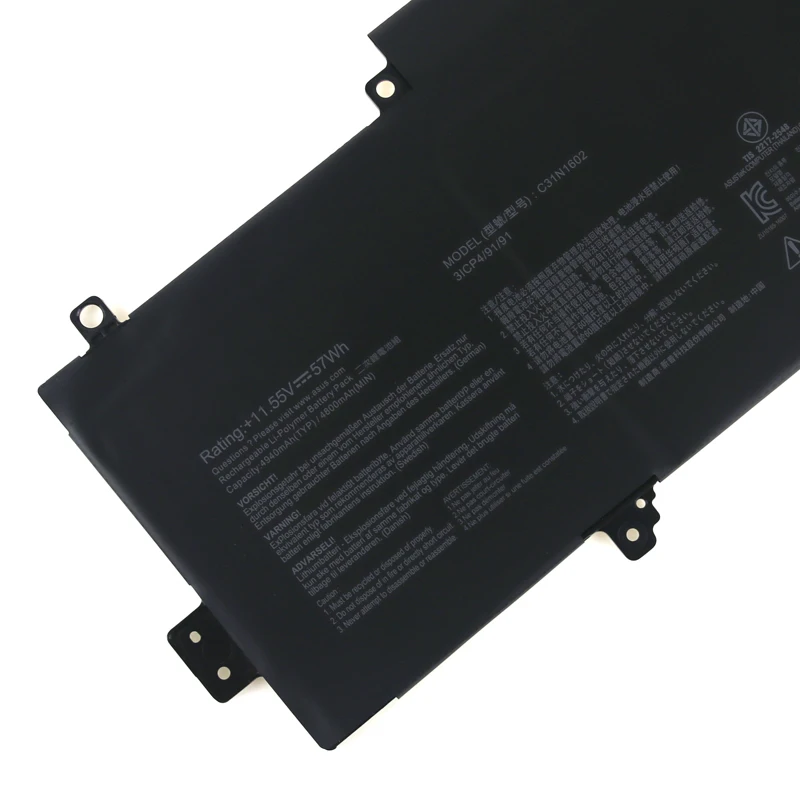 Оригинальный ноутбук kede серии UX330 UX330UA UX330U 11 55 в 57wh C31N1602 | Компьютеры и офис