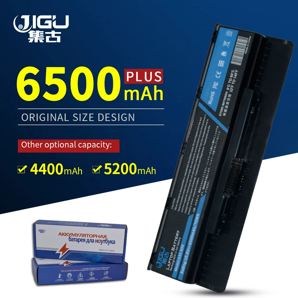 JIGU Аккумулятор для ноутбука Asus 6 ячеек A31 N56 N46 N76 F55 N46V N76V B53V B53A F45A F45U|laptop battery|battery for