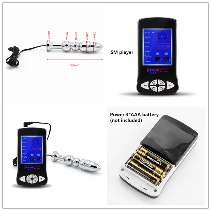 Терапевтическое устройство унисекс большой размер электрошоковая Анальная