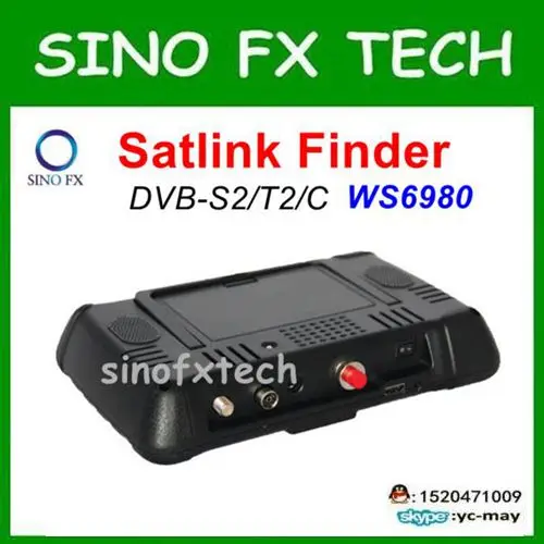 Оригинальный SATLINK WS 6980 DVB S2 + C T2 COMBO 7 &quot ВЫСОКАЯ ЧЁТКОСТЬ анализатор спектра
