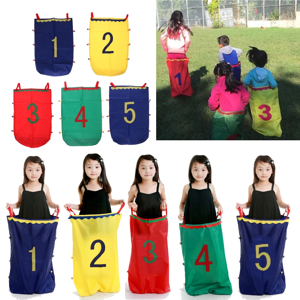 5 шт. набор для детей семейные гоночные игры Jumping Sack веселые спортивные игрушки