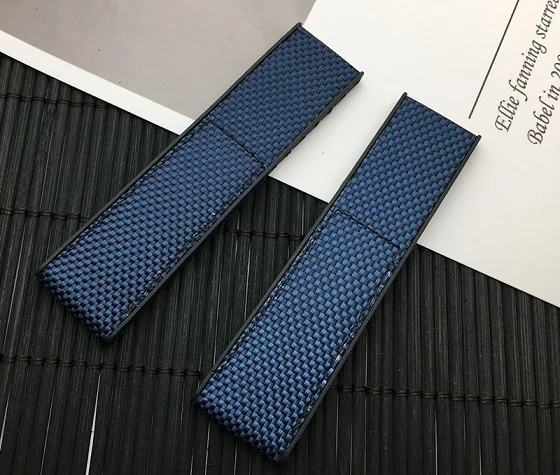 Blue black edge Брендовый браслет силиконовый нейлоновый ремешок для часов Breitling ремешок для мстителя супер океан резиновый ремешок для часов спортивный 22 мм бесплатный инструмент - Цвет ремешка: Blue black edge