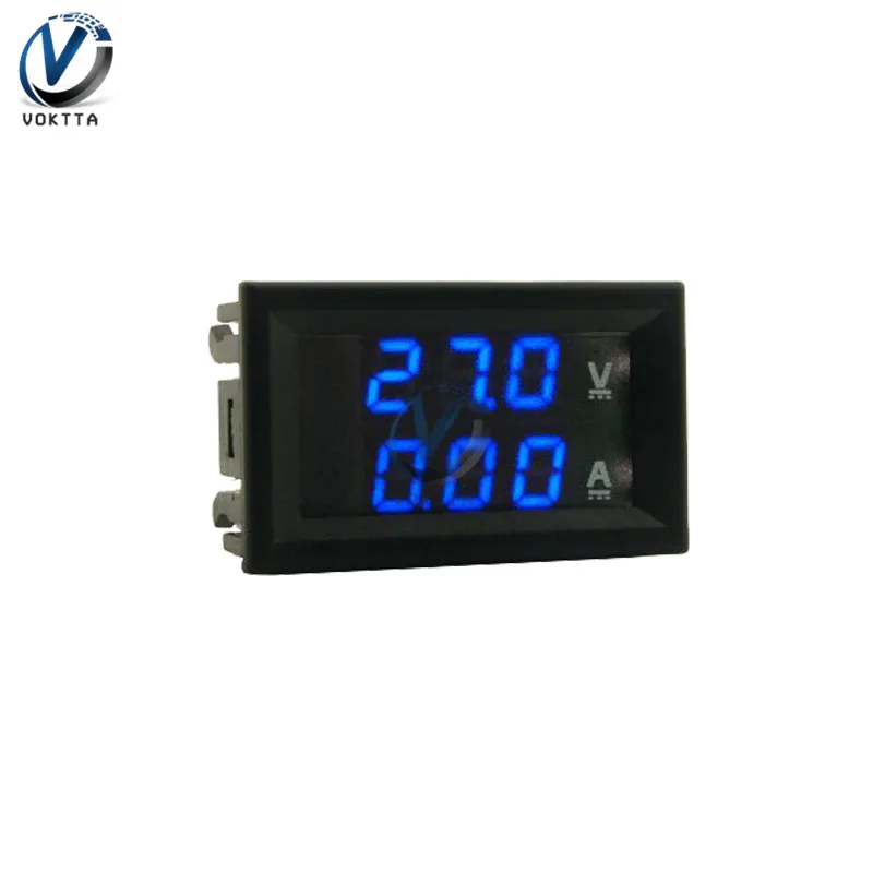 Blue Blue Display 0,5" 0,56 дюймов синий красный двойной светодиодный дисплей Мини цифровой вольтметр амперметр DC 100 в 10A Панель Ампер Вольт Напряжение Ток метр тестер - Цвет: Blue Blue Display