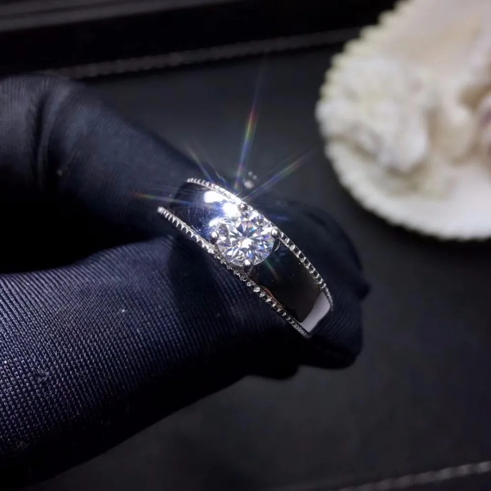 Moissanite твердость 0.5ct 9 3 алмазные заменители могут быть протестированы