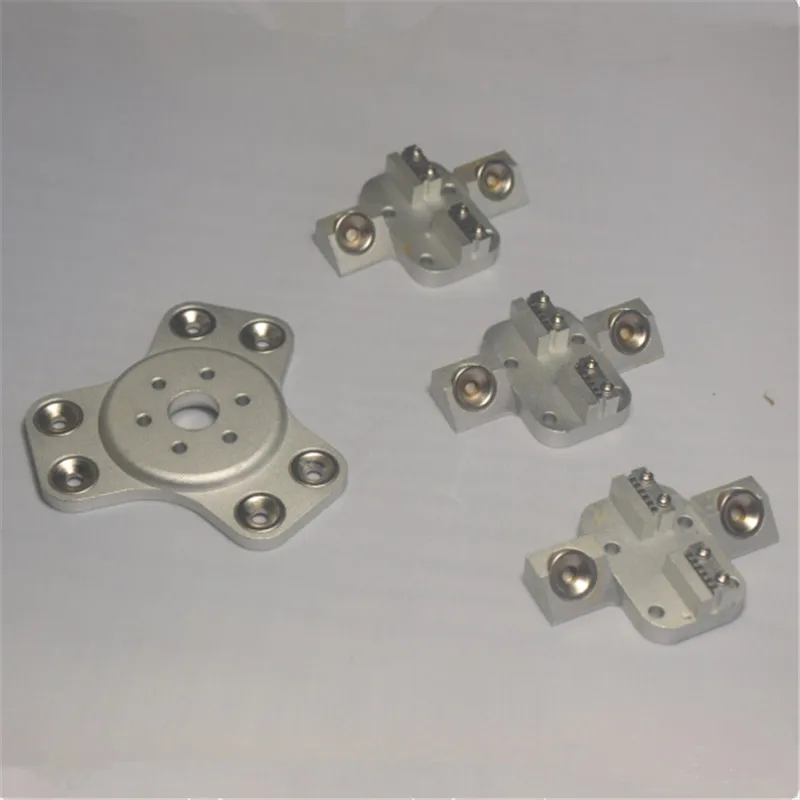 Алюминиевый магнитный эффектор Reprap Delta Rostock Kossel k800 комплект каретки серебристого