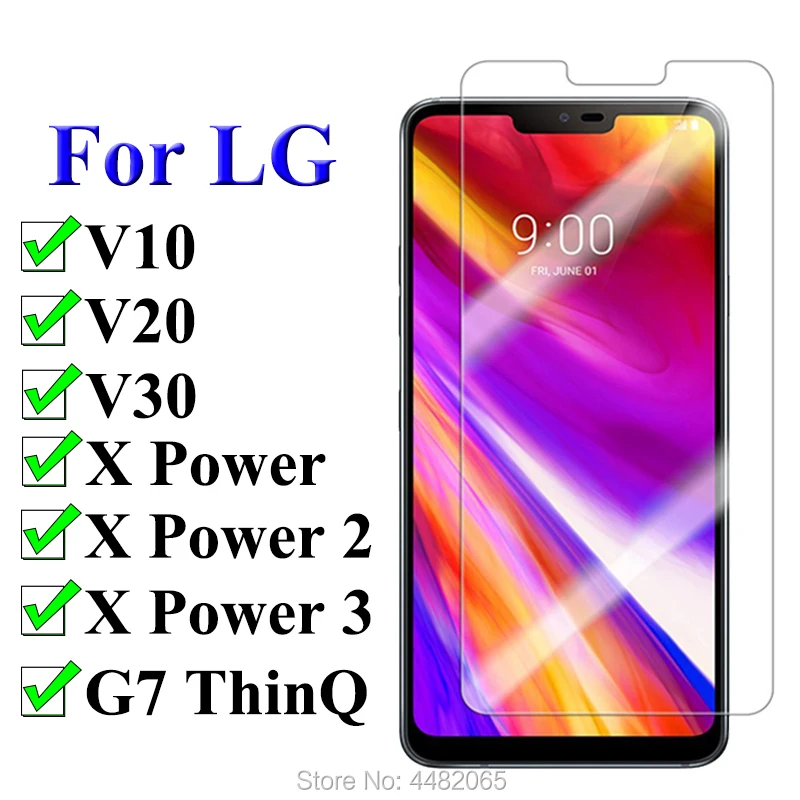 Защитное стекло для Lg V30 закаленное X Power power V10 V20 2 3 G7 Thinq V 10 20 30 защитная пленка 2.5D |