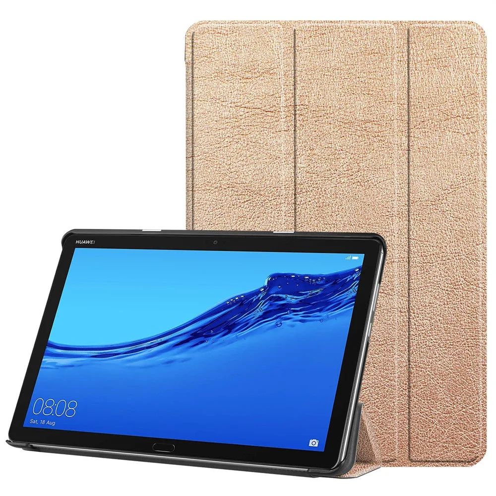 Silicone Case For Huawei Mediapad M5 10in Smart Magnetic Trifold Leather Flip Stand Cover 10in#G4 | Компьютеры и офис