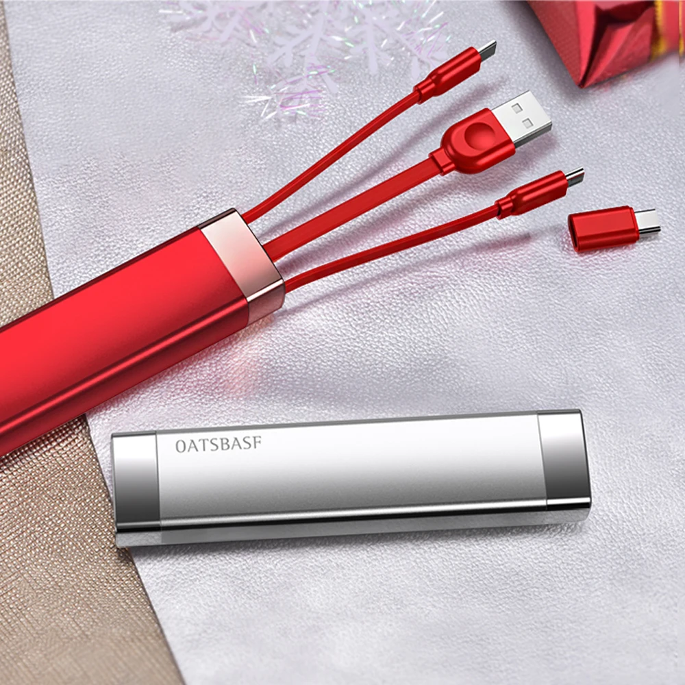 USB кабель Oatsbasf 3 в 1 для быстрой зарядки xiaomi redmi note 7 Samsung S9|Кабели мобильных