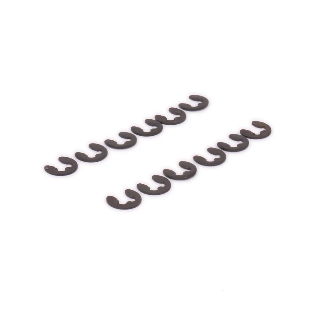 RCAWD 12 шт. 2 5 мм E Clips для радиоуправляемого хобби модели автомобиля 1/10 Himoto большой