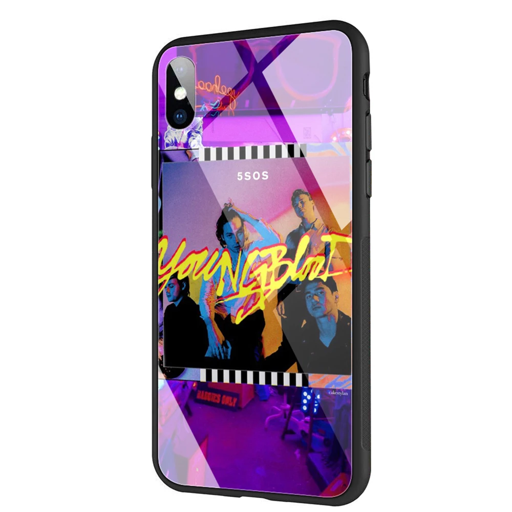 Lavaza 5sos Seconds of Summer Tempered glass TPU Case for iPhone XS Max XR X 8 7 6 6S Plus 5 5S SE | Мобильные телефоны и