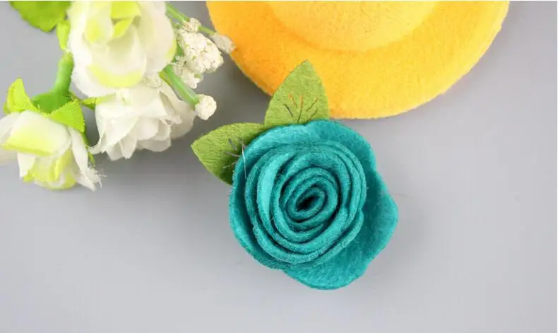 Ободок для волос сделай сам из фетра с цветами 2 дюйма 26 цветов 120 шт.|felt flowers diy|diy
