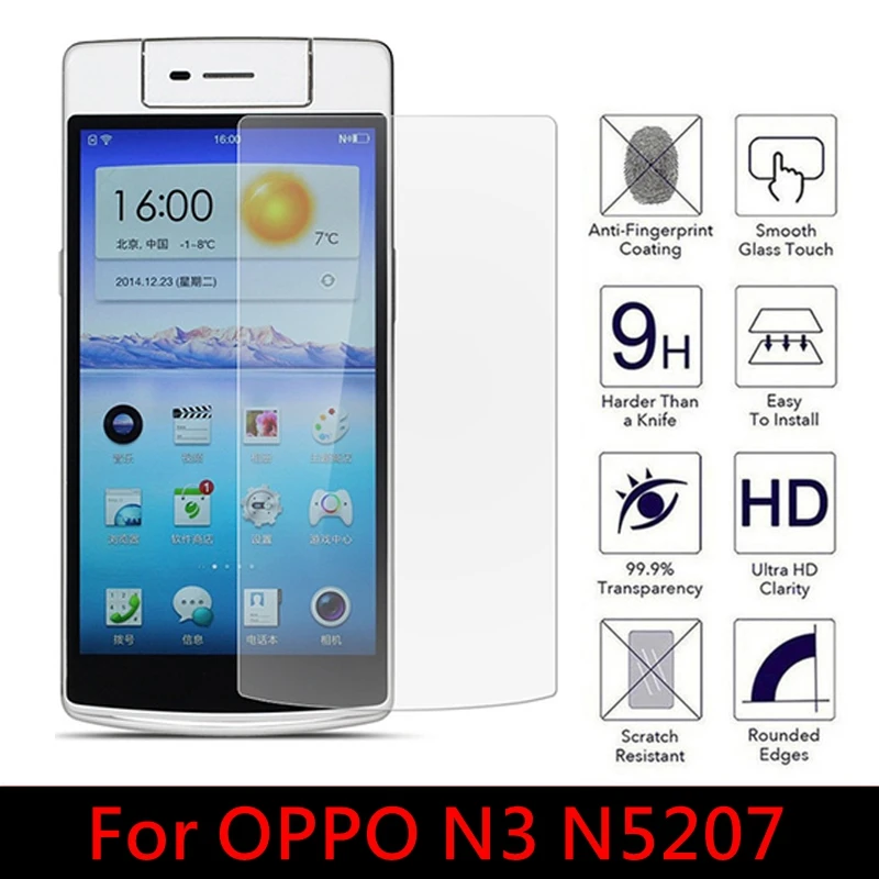 2.5D Закаленное стекло для OPPO N3 9H Высокое качество Взрывозащищенная защитная