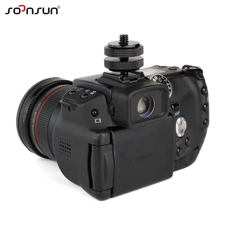 SOONSUN 1/" Горячий башмак адаптер с штатив с интерфейсом крепление для GoPro Hero 7 6 5 4 3+ для Xiaomi Yi для SJCAM для GoPro Аксессуар