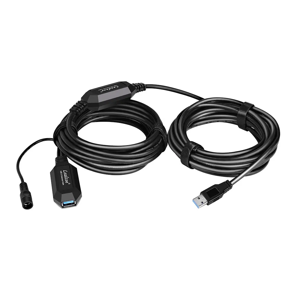 USB 3 0 активный Удлинительный кабель с адаптером питания переменного тока Leadzoe