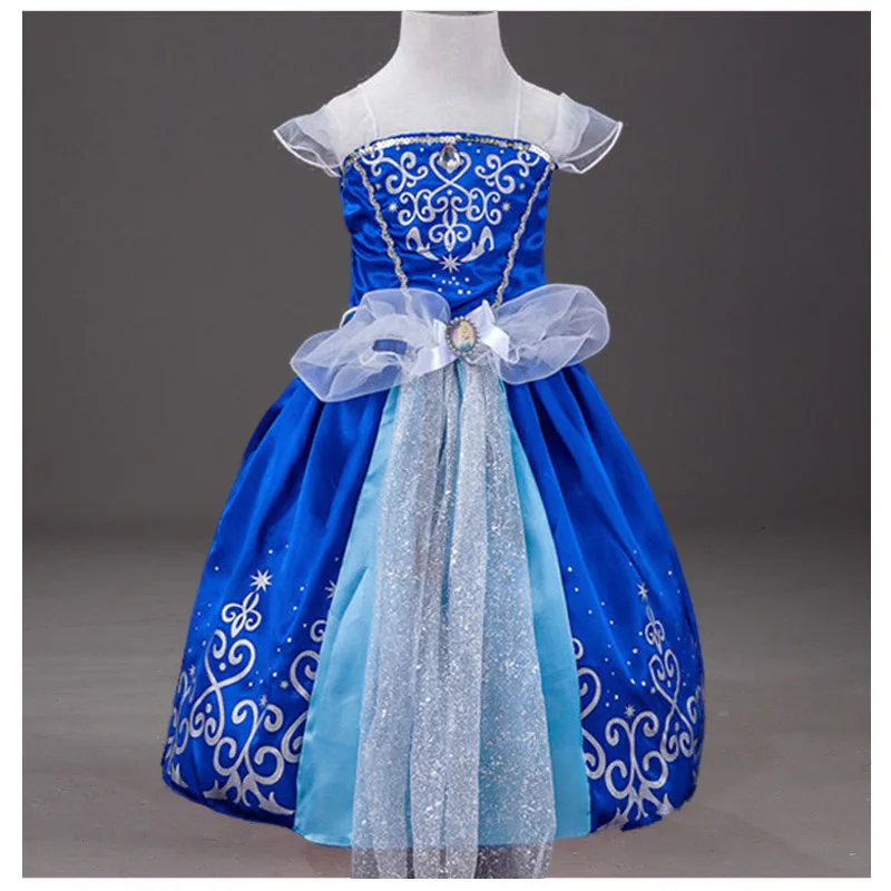 Kids Dresses for Girls Brithday gift cosplay Princess Costume Baby Dress Snow White Party Clothing 3-8Yrs | Детская одежда и обувь