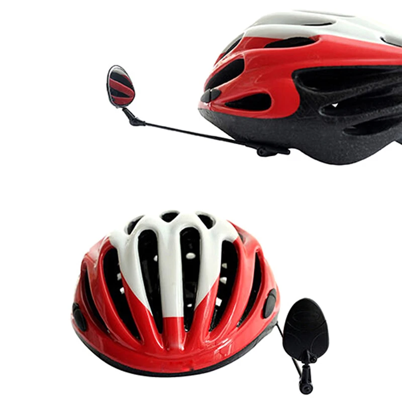 

Adjustment Plastic Bicycle Riding Helmet Rearview Mirror Bicycle Accessory Helmet Rearview Mirror Rotation Outdoor Sports Mirror