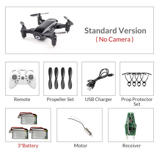 Black(no camera) 3B Мини Дроны с камерой HD RC вертолет с WiFi Безголовый режим RC Квадрокоптер с камерой Режим высокой фиксации игрушки для детей# E - Цвет: Black(no camera) 3B