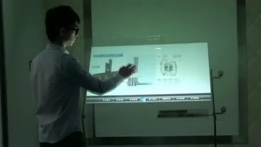 Интерактивная прозрачная сенсорная пленка 40 дюймов мультитач с 4 точками для
