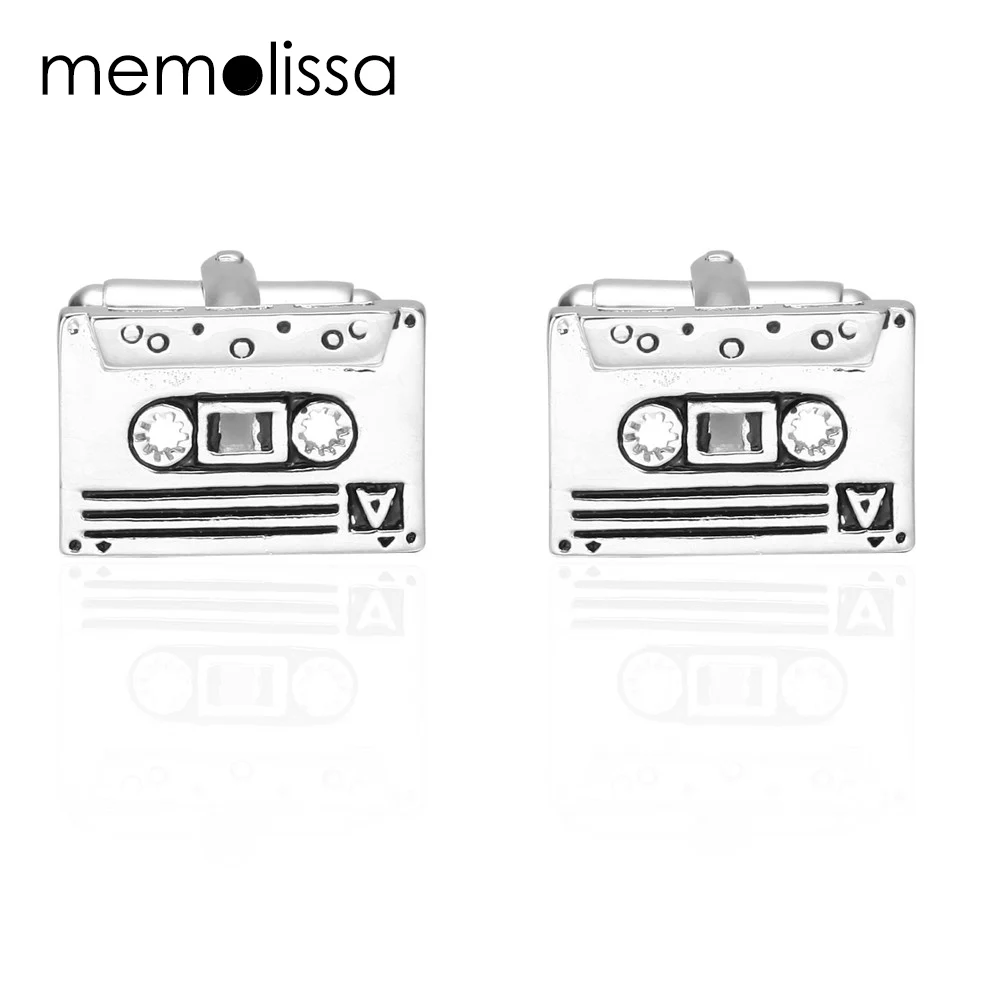 

MeMolissa 3 Pairs Tape cufflinks for Mens Luxury Wedding Button