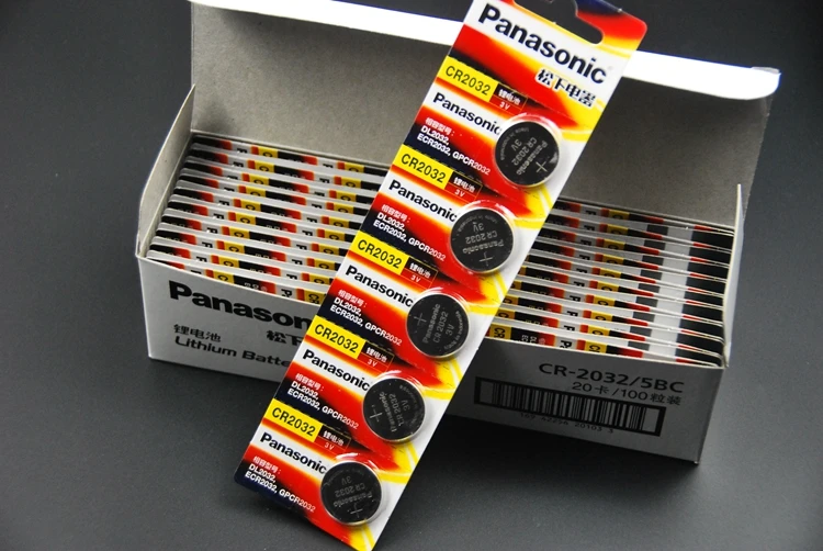 10 шт./лот Panasonic CR3032 CR 3032 DL3032 ECR3032 3V литиевый Автомобильный ключ дистанционного