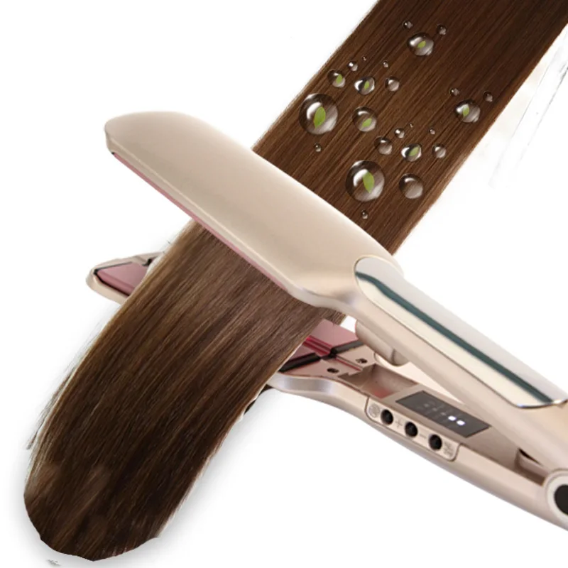 2 в 1 инфракрасный выпрямитель волос расчёски для волос Flat Iron керамика MCH 450 градусов салон Ultrason пара титан пластины выпрямления