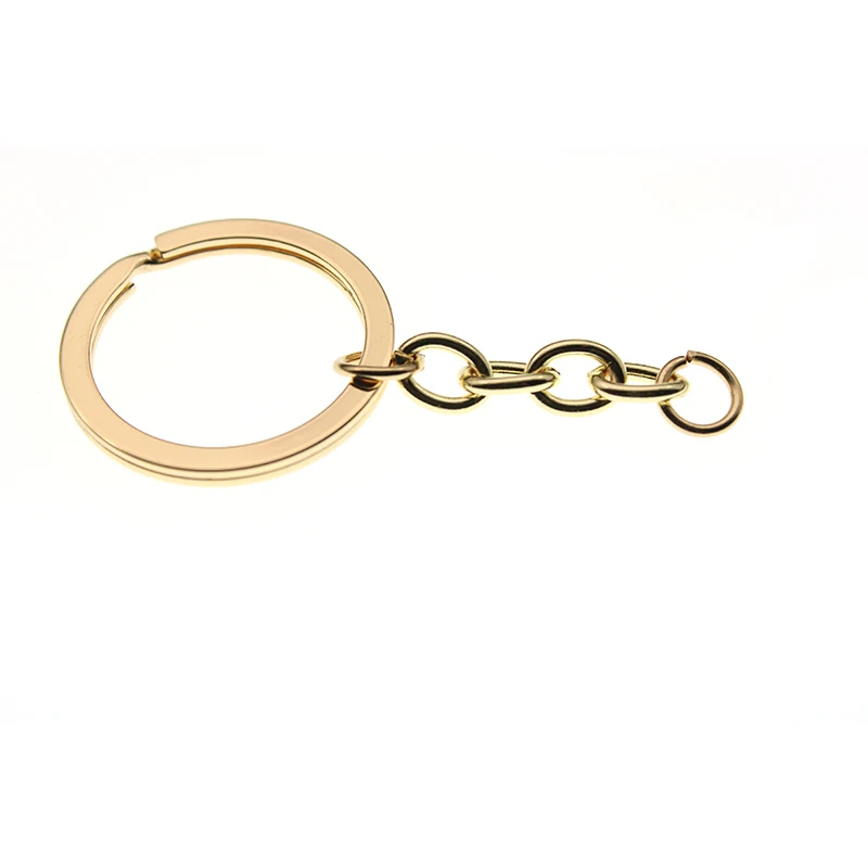 kc gold 10 шт./лот, брелок для ключей, бронзовое розовое золото, черный цвет, Раздельный брелок для ключей, сделай сам, изготовление ювелирных изделий, llaveros lote - Цвет: kc gold
