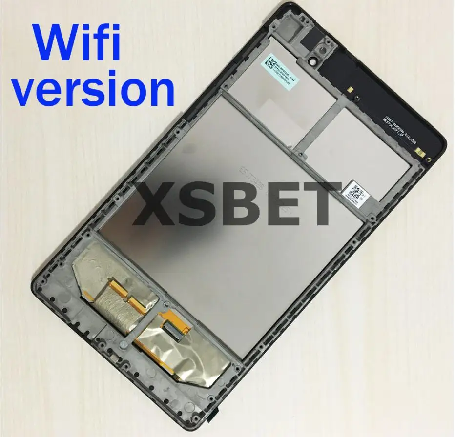 Для ASUS Google Nexus 7 2nd 2013 FHD ME571 ME571K ME571KL K008 K009 ЖК-дисплей сенсорный экран дигитайзер с рамкой+ Инструменты - Цвет: ME571KL Wifi  Frame