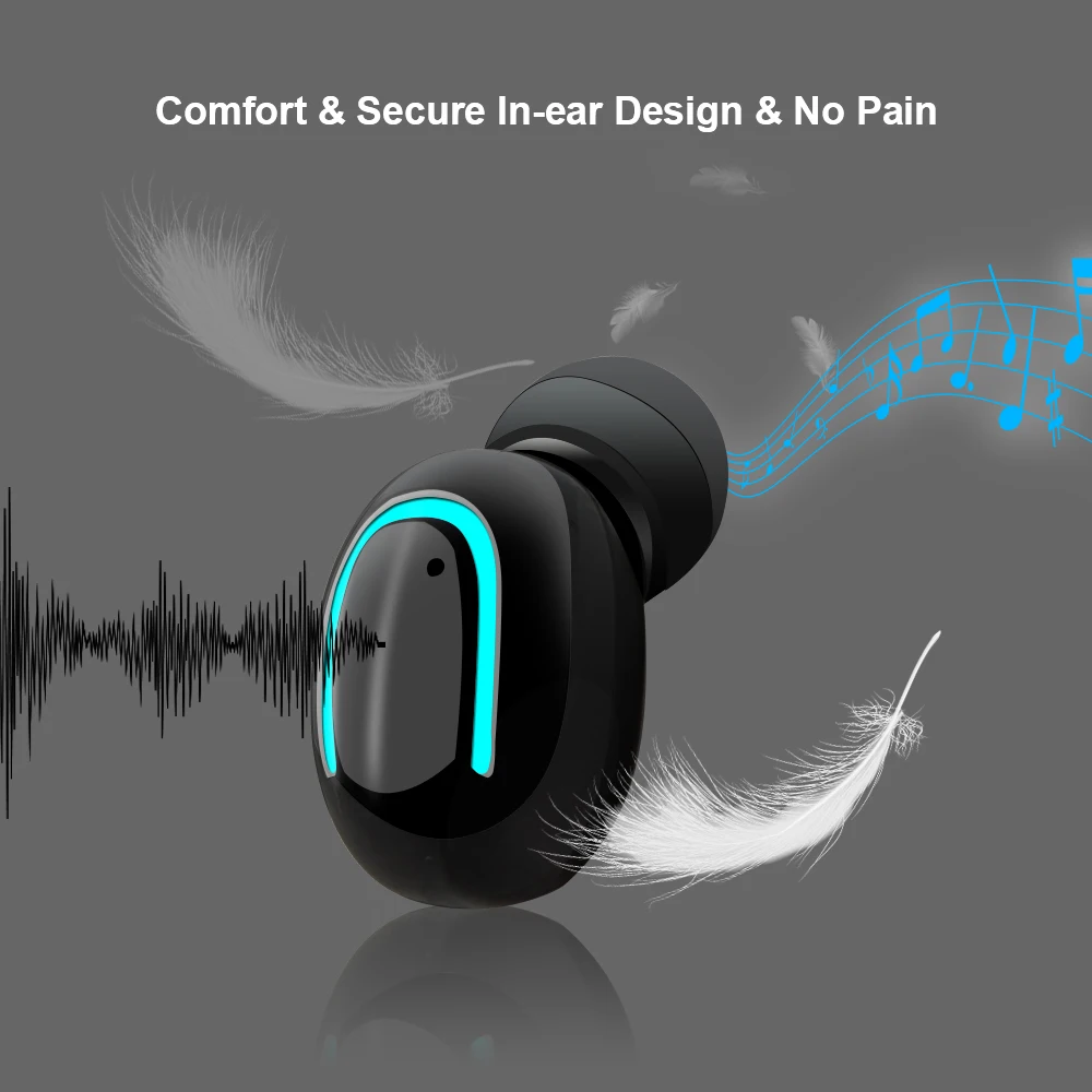 Bluetooth 5,0 наушники TWS IPX7 водонепроницаемые беспроводные наушники 5D стереогарнитура свободные руки спортивные наушники игровые для телефона