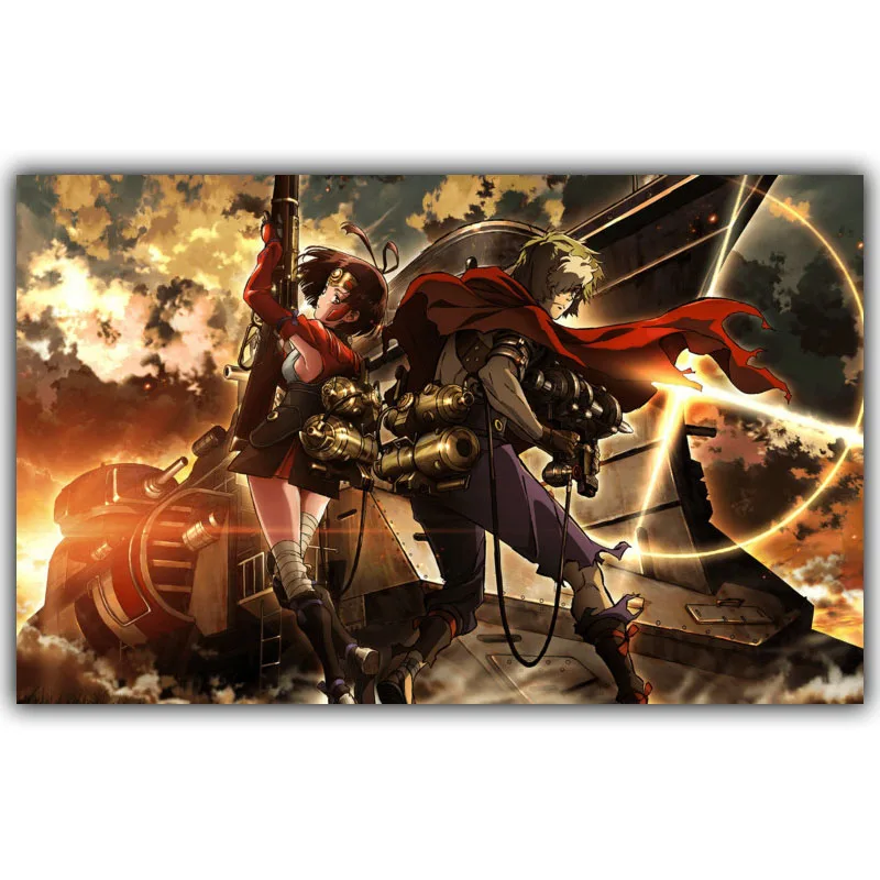Kabaneri of the Iron Fortress Шелковый парусиновый плакат с принтом для мальчиков и девочек