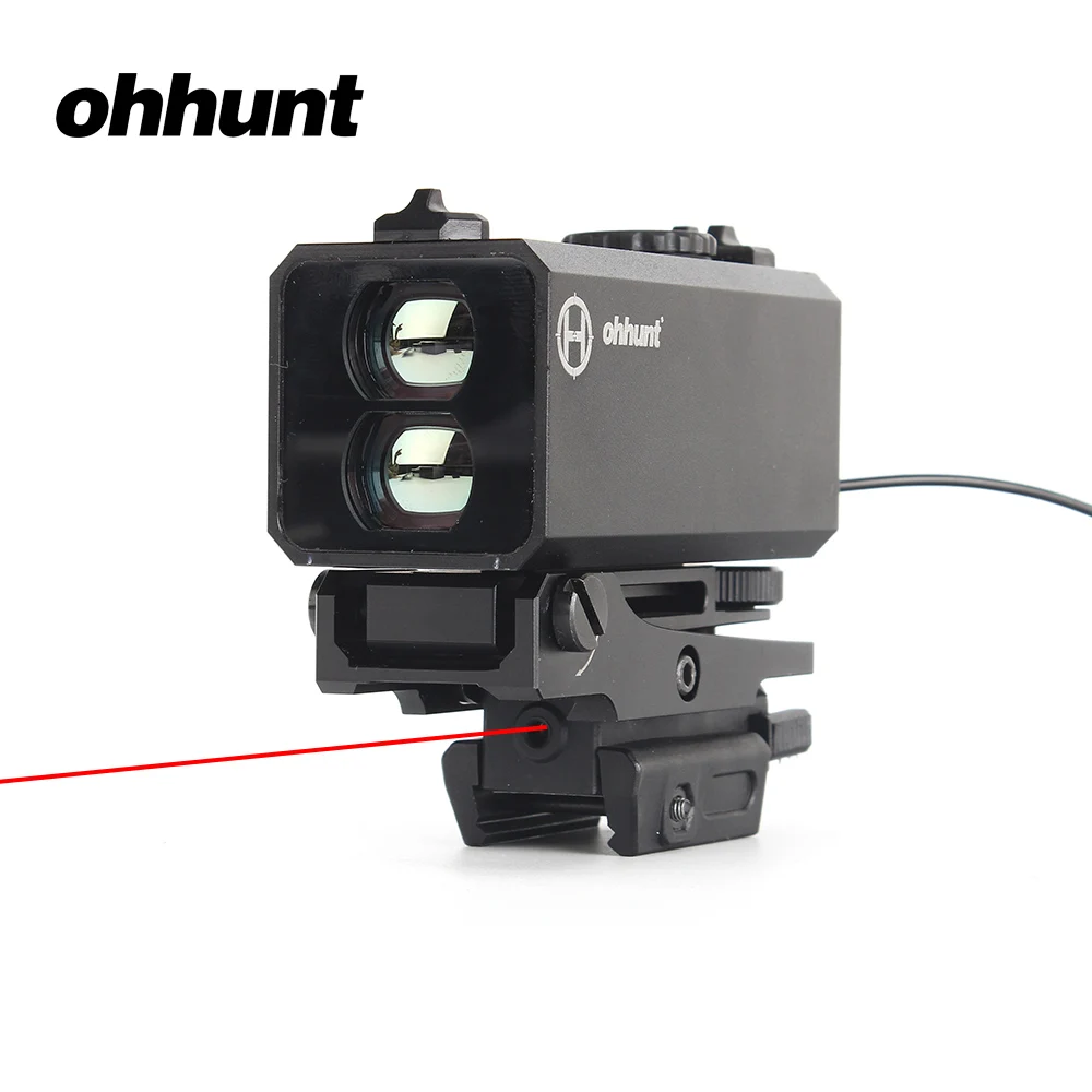Синий Ohhunt Тактический лазерный дальномер 5-700 м лазерный дальномер измерительный лазерный дальномер цветной oled-дисплей с 20 мм рейкой - Цвет: Синий