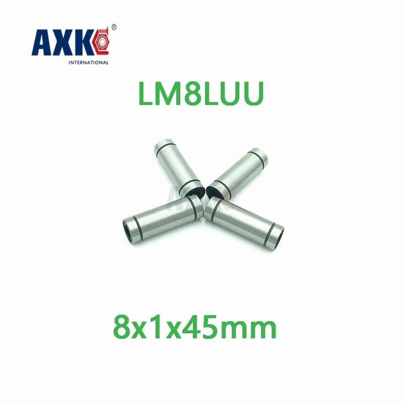 Axk 2 шт. Lm8luu длинный тип 8x1x45 мм 8 линейный шариковый подшипник линейные