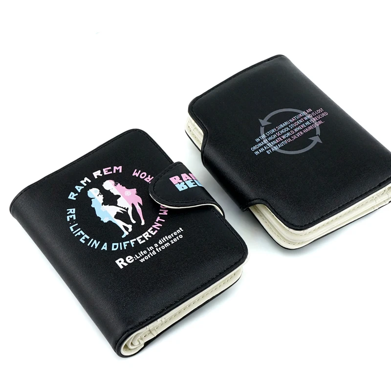 

E-Mell Re : zero Touken Ranbu Neko Atsume Natsumes Book of Friends Kumamon Korean Covered Button Short Wallet