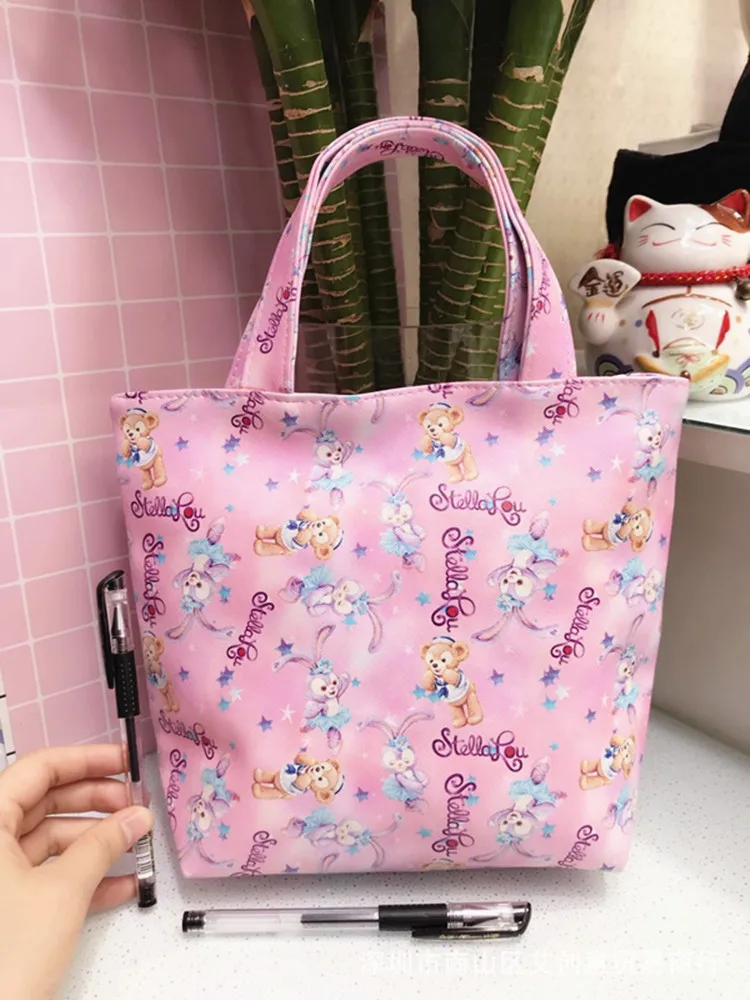 Сумки Duffy Bear Friend Stella Lou многоразовые складные из искусственной кожи для покупок