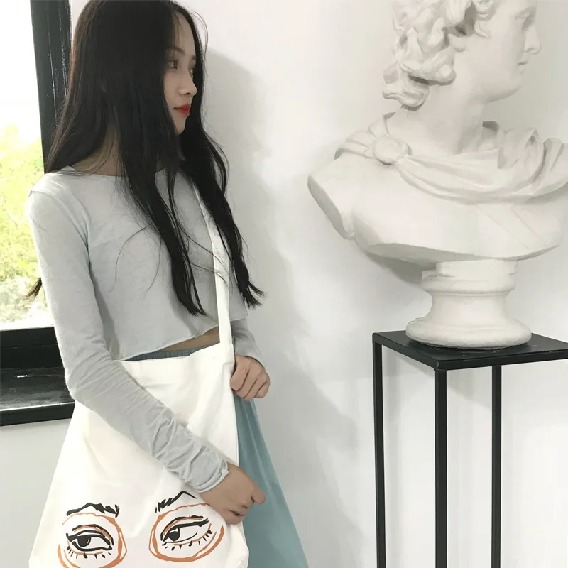 Youda новая индивидуальная парусиновая посылка с принтом модная простая женская