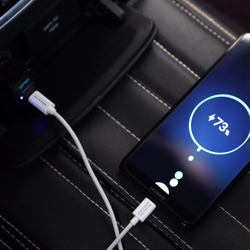 NILLKIN Кабель зарядного устройства микро-usb 5 В/2,1 а(макс.) usb зарядное устройство для мобильных телефонов кабель для передачи данных 100 см цифровой кабель Розничная посылка