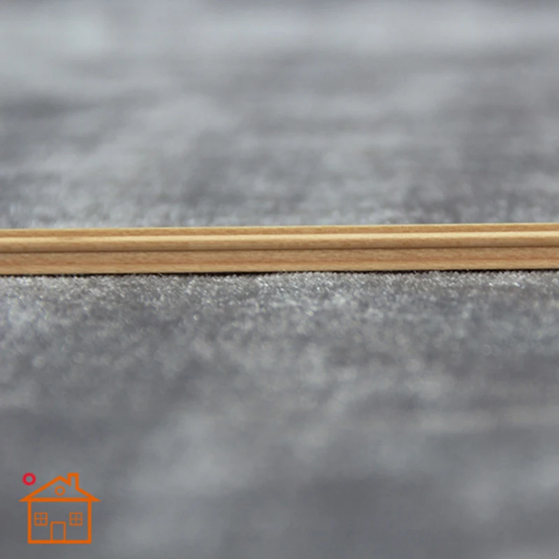 Dollhouse molding basswood dollhouse mini trim Waist wood line 1/12 scale L60*0.5cm #B005 | Игрушки и хобби