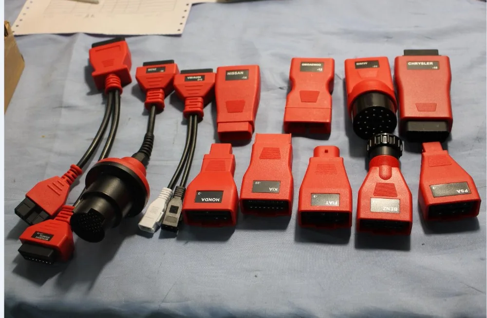 Оригинальный Полный комплект подключения для продуктов Autel (DS808 MD802 MD808 Pro MK808 MP808TS)